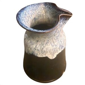 Vintage Handmade Pottery Bud Vase/Vessel signed Triple C Jesus Saves, EX
